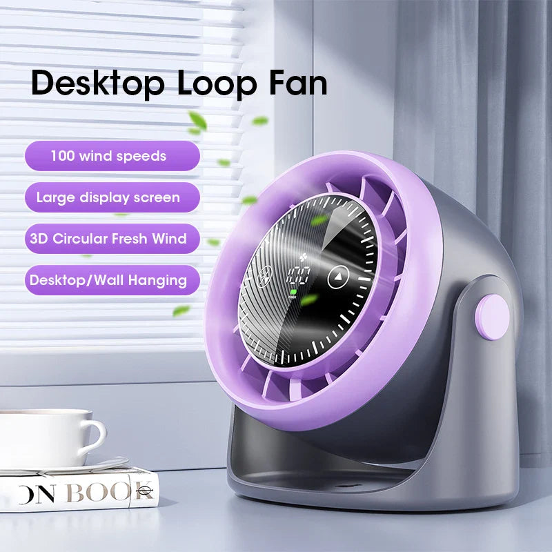 Quiet Breeze Mini Desk Fan